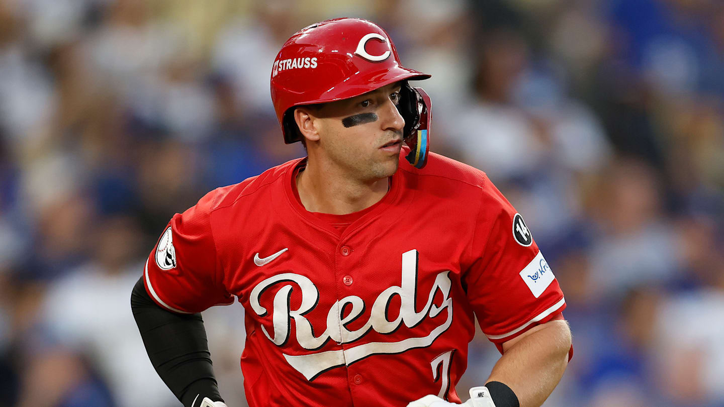 Cincinnati Reds infielder/ outfielder Spencer Steer