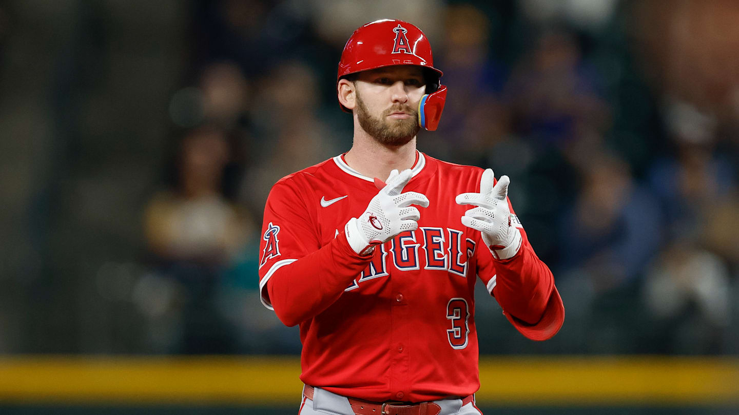 Los Angeles Angels outfielder Taylor Ward