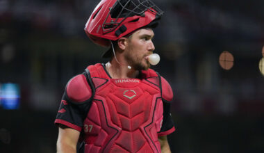 Cincinnati Reds catcher Tyler Stephenson