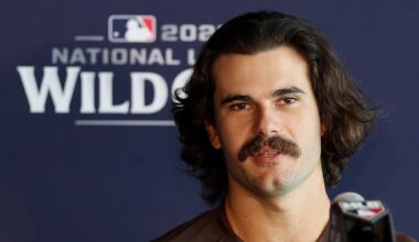 Dylan Cease addresses reporters before Game 1 of the National League Wild Card Series between the San Diego Padres and the Chicago Cubs.