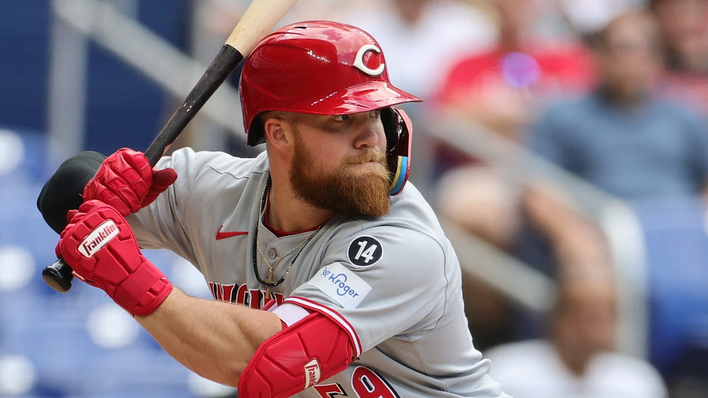 Cincinnati Reds outfielder Blake Dunn