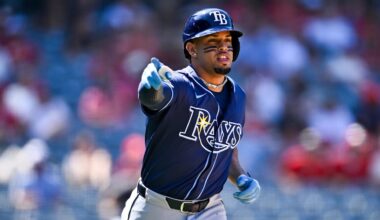 Tampa Bay Rays designated hitter Christopher Morel (24)