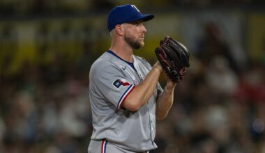 Texas Rangers pitcher Merrill Kelly