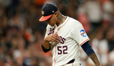 Houston Astros pitcher Bryan Abreu