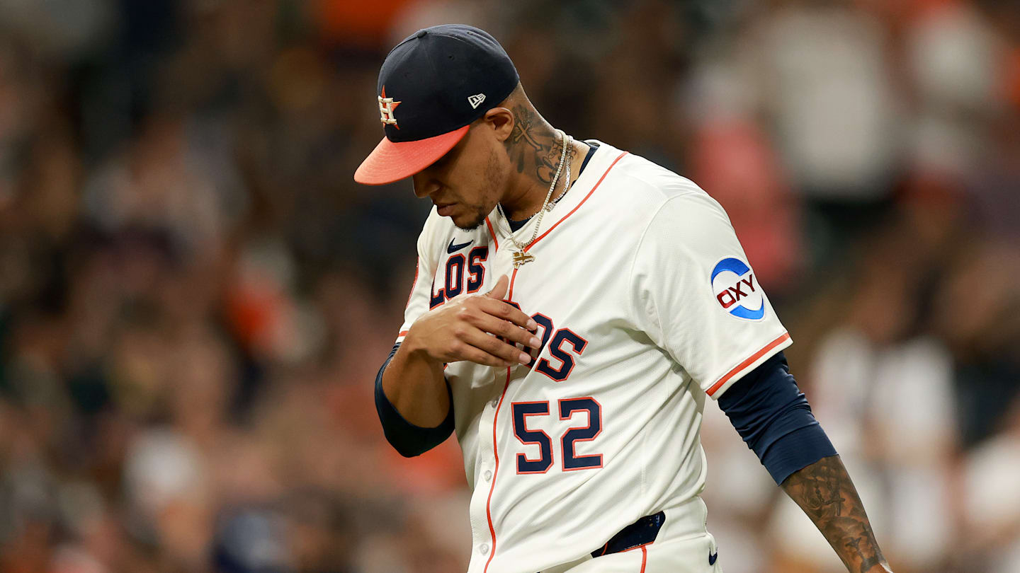 Houston Astros pitcher Bryan Abreu