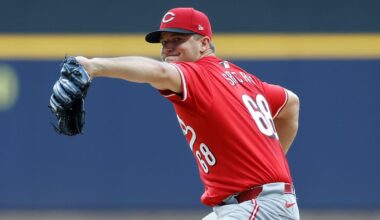 Cincinnati Reds pitcher Carson Spiers