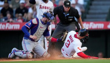 Texas Rangers v Los Angeles Angels