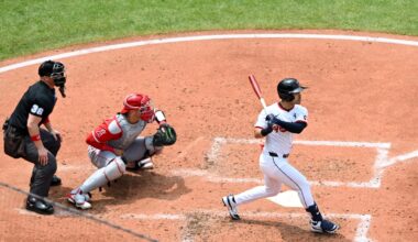 Los Angeles Angels v Cleveland Guardians