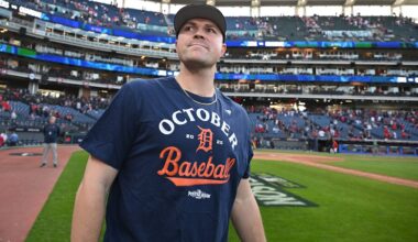 Wild Card Series - Detroit Tigers v Cleveland Guardians - Game Three