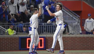 Florida baseball plays Georgia Southern with Kevin O'Sullivan still gone.
