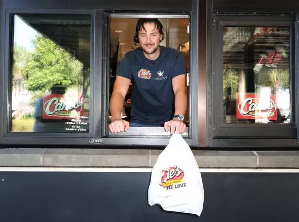Paul Skenes worked a Raising Cane's 'shift' supporting veterans through a check donation event