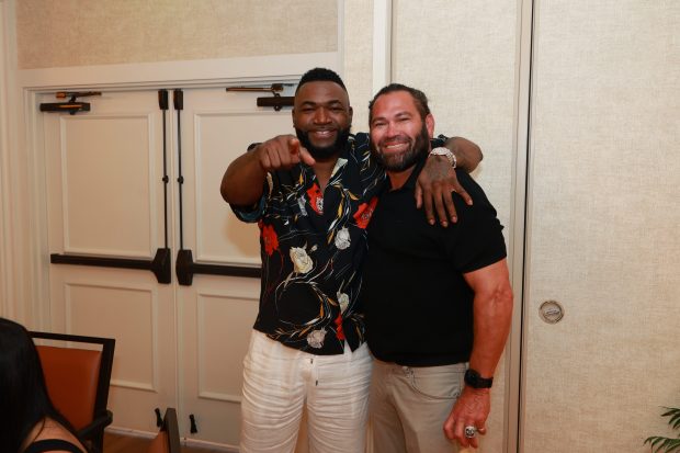 2004 Red Sox World Series champions David Ortiz and Johnny Damon at Ortiz's 17th annual "Weekend with Papi" Celebrity Golf Classic in Palm Beach Gardens, Florida. (Photo courtesy of Drea Catalano/13 Photo)