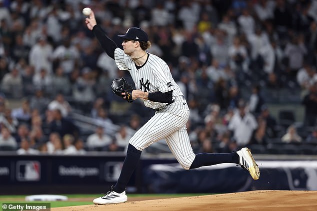 The 24-year-old Schlittler emerged as a promising pitcher for the Yankees last season