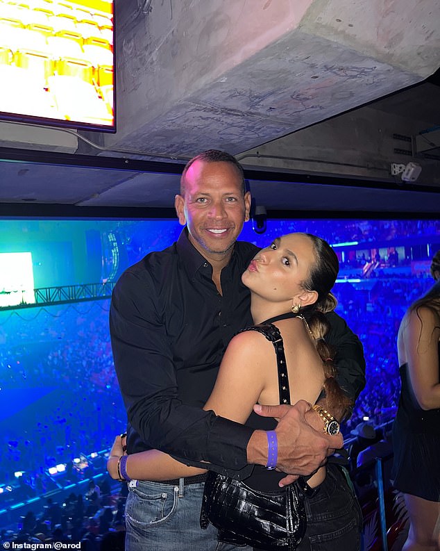 Alex Rodriguez's daughter, Ella, has admitted that growing up in the spotlight was 'weird'