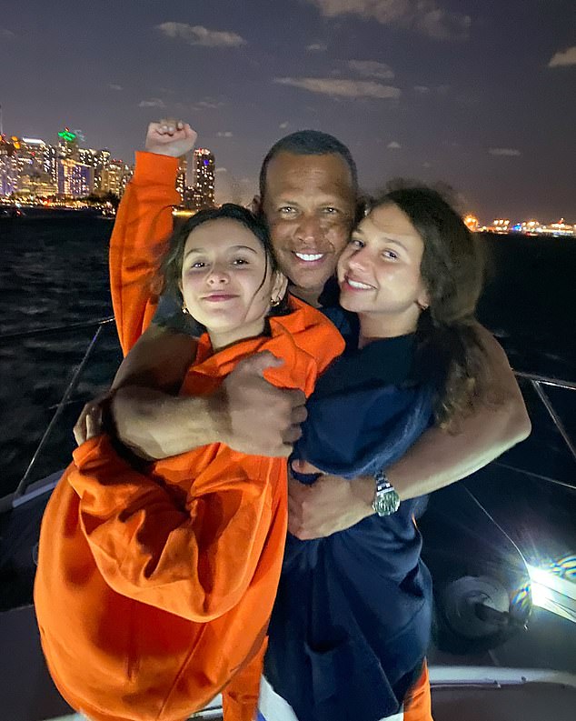 The baseball icon shares the two girls with his ex-wife during his tenure with the Yankees