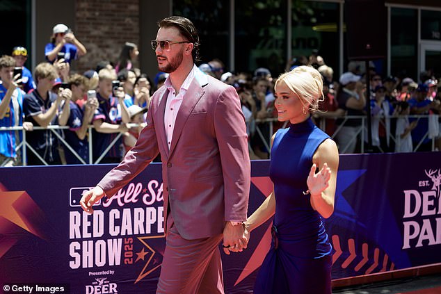 He and girlfriend Livvy Dunne found out the news while at their new home in Jupiter, Florida
