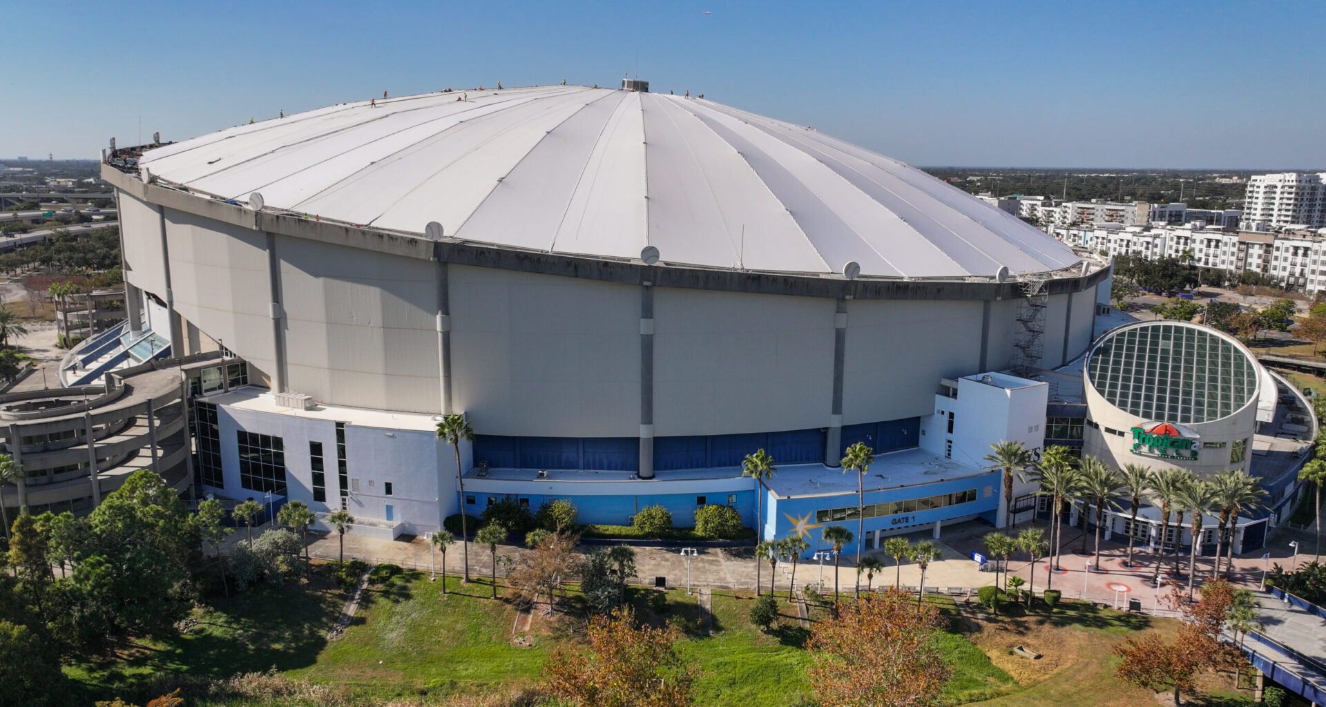 The Tampa Bay Rays are rounding third toward a 2026 return to Tropicana Field as dome repairs wrap up