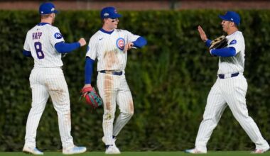 Ian Happ wins again as the Chicago Cubs earn a major league-high 3 Gold Glove awards