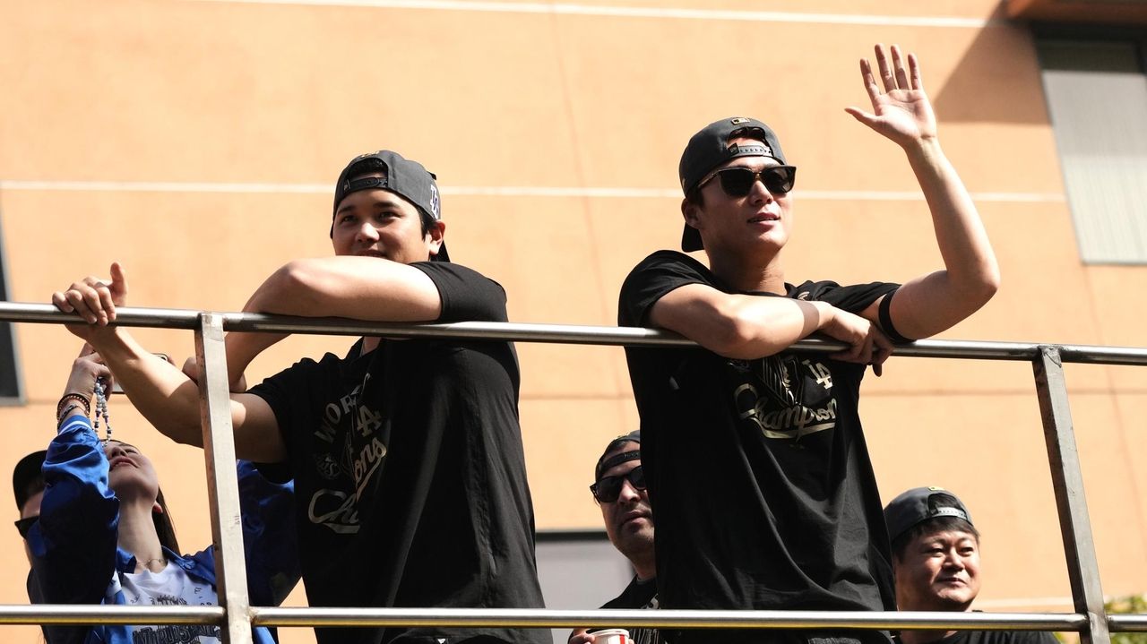 Dodgers celebrate historic back-to-back World Series titles with downtown parade