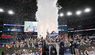 Dodgers-Blue Jays Game 7 draws highest World Series ratings since 2017