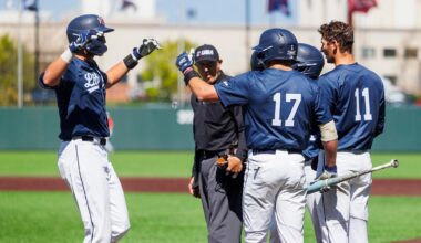 Baseball - Marsh stealing base in Fall Practice 9-15-25