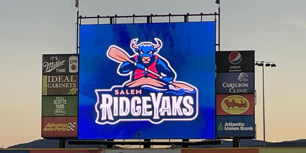 The Salem Red Sox rebrand as The Salem RidgeYaks