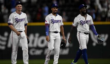 Rangers Win Gold Glove Team Award After Tremendous Defensive Season