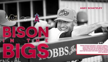 A Bison in the Bigs: Andy Schatzley Now An Angel in the Infield
