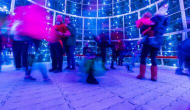 Bees' new ballpark, Daybreak transformed into winter wonderland