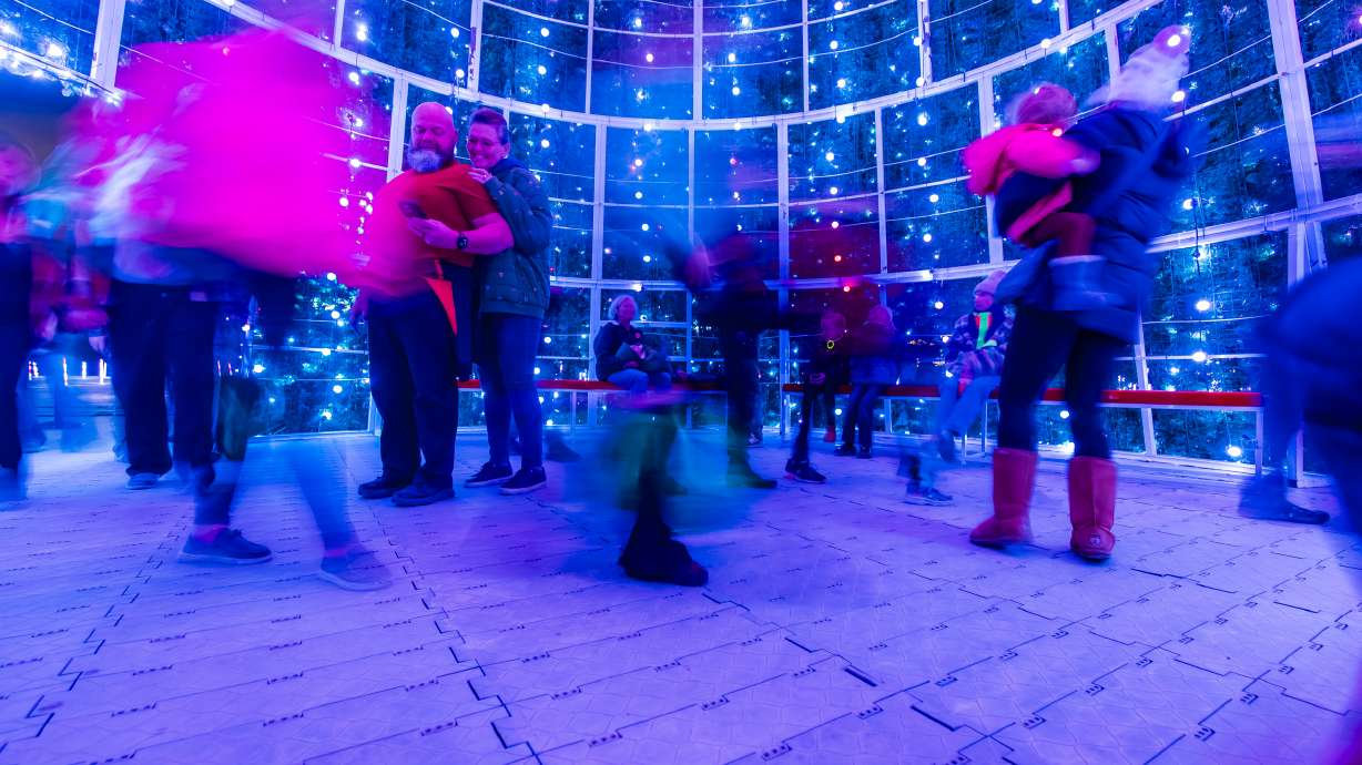 Bees' new ballpark, Daybreak transformed into winter wonderland