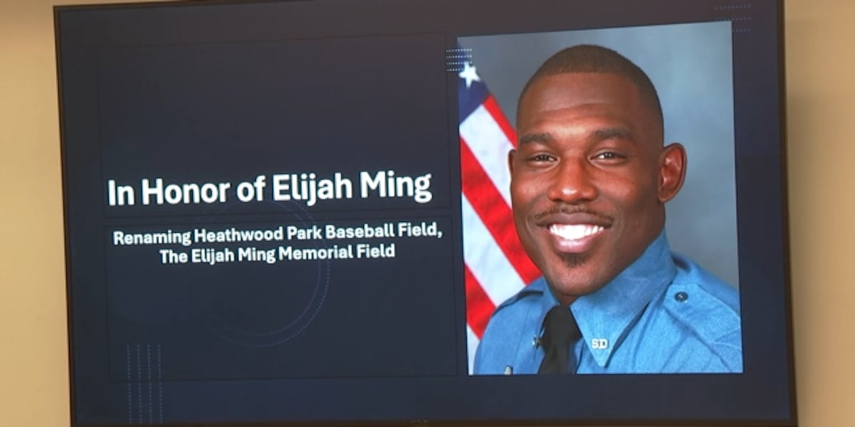 Heathwood Park Baseball Field renamed for fallen deputy