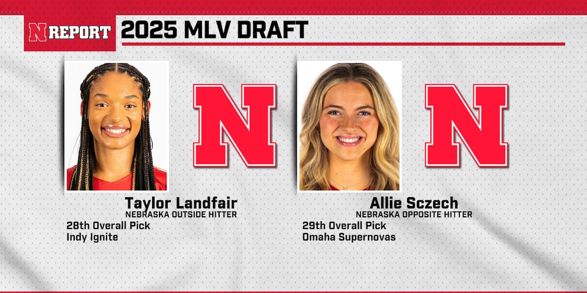 Nebraska volleyball seniors drafted in Major League Volleyball Draft