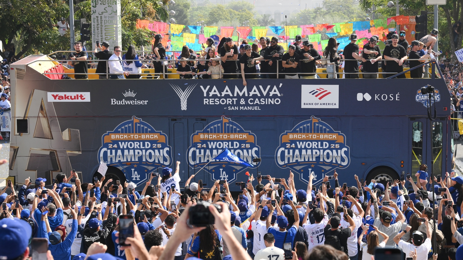 Top photos from Dodgers World Series parade