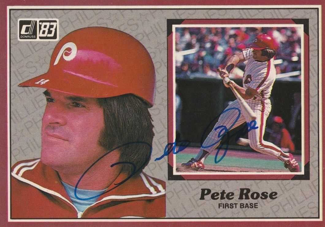 Top Pete Rose Baseball Cards of the 1980s