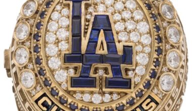 Beautiful 2024 Los Angeles Dodgers World Series Ring Up for Auction
