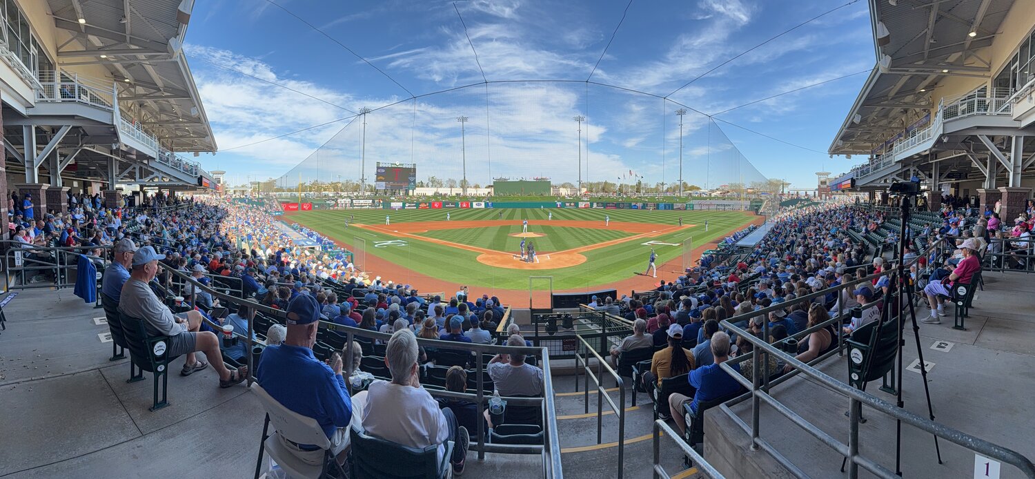 Six night games are on the schedule among the 31 spring training contests set for Surprise Stadium in February and March.