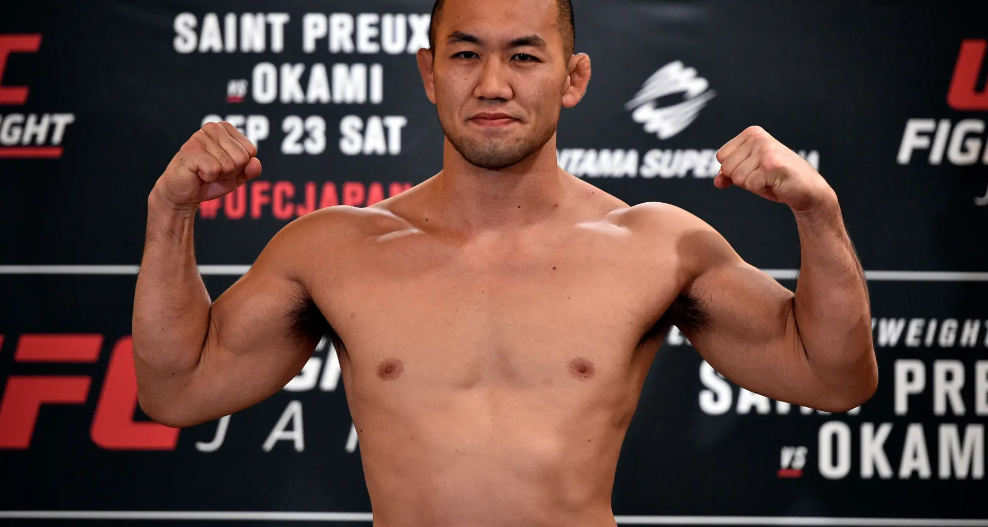 Yushin Okami, the captain of Team Japan in Physical: Asia (Image via Getty)