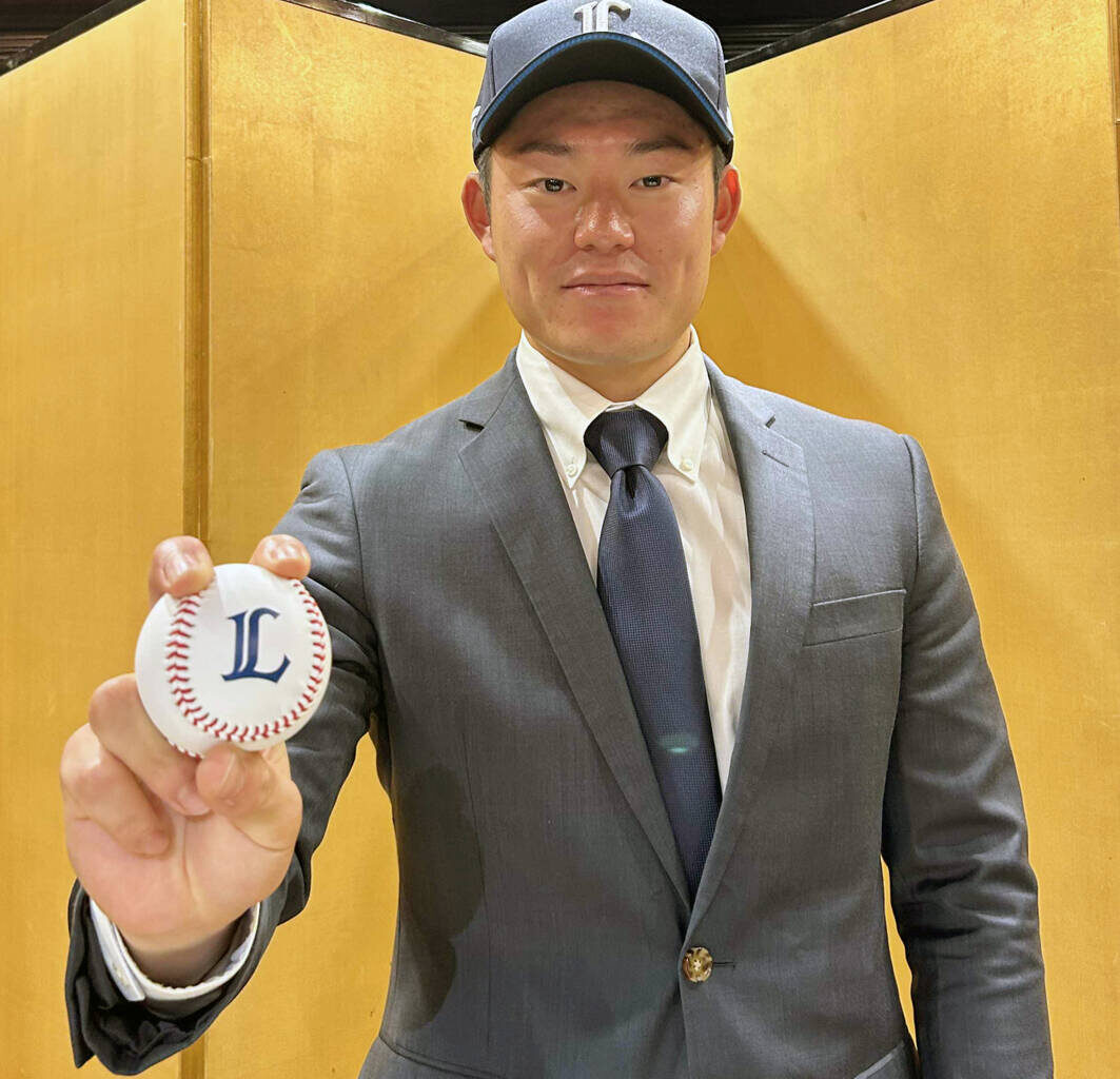 Sophia University pitcher Yuma Masaki, who was selected 6th in the Seibu development draft, has signed a provisional contract.