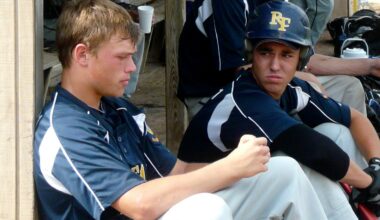 Alex Call and JP Feyereisen teaming up on an American Legion team that won State.