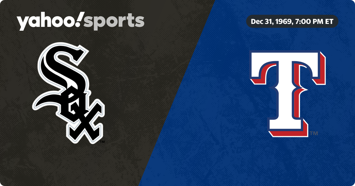 Chicago White Sox @ Texas Rangers: Live game updates, stats, play-by-play
