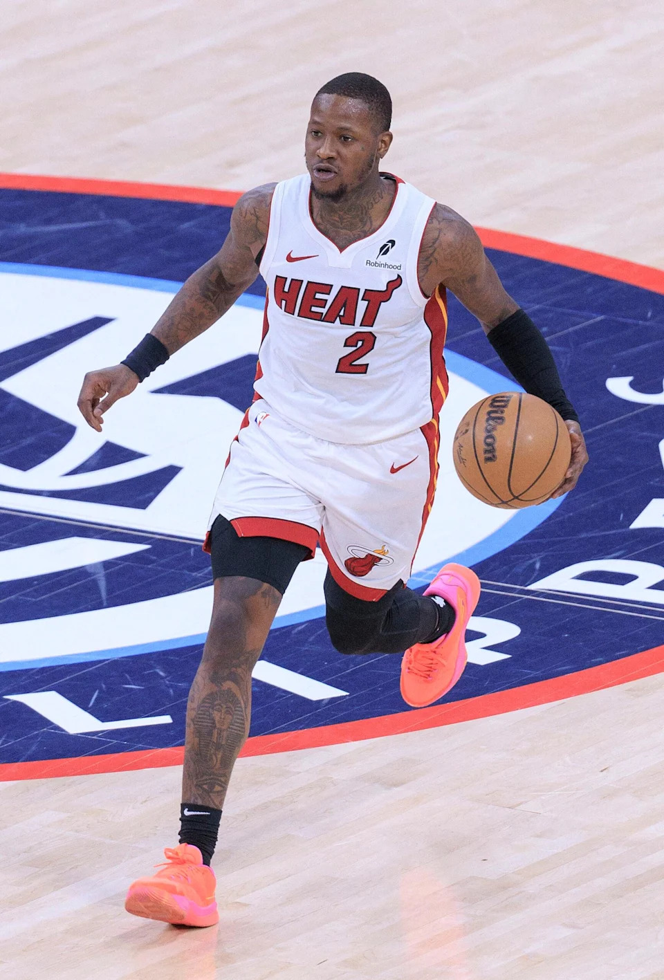 Terry Rozier on the basketball court