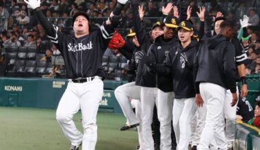 Hawks edge Tigers on road to grab lead in Japan Series