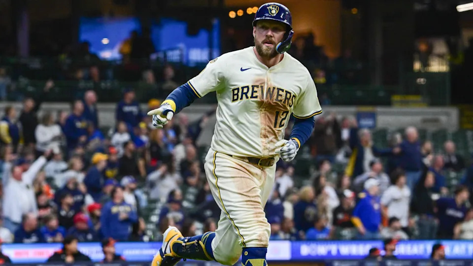 <div class="caption">Rhys Hoskins. (Benny Sieu-Imagn Images)</div>