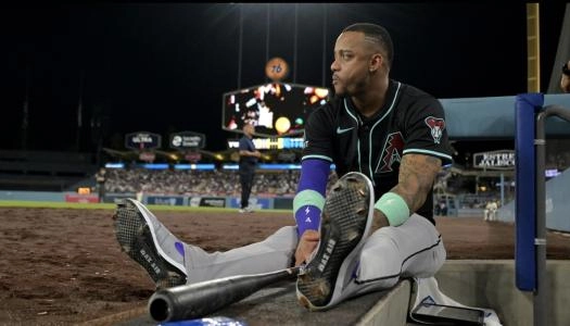 Aug 30, 2025; Los Angeles, California, USA; Arizona Diamondbacks second baseman Ketel Marte (4) looks on from the dugout during the seventh inning against the Los Angeles Dodgers at Dodger Stadium. Mandatory Credit: Jayne Kamin-Oncea-Imagn Images Aug 30, 2025; Los Angeles, California, USA; Arizona Diamondbacks second baseman Ketel Marte (4) looks on from the dugout during the seventh inning against the Los Angeles Dodgers at Dodger Stadium. Mandatory Credit: Jayne Kamin-Oncea-Imagn Images