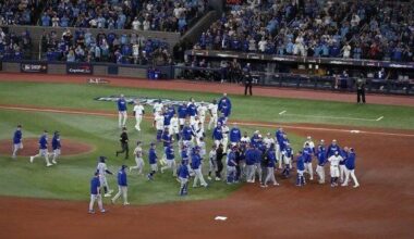 Blue Jays, Dodgers benches clear in Game 7 of World Series | National Sports