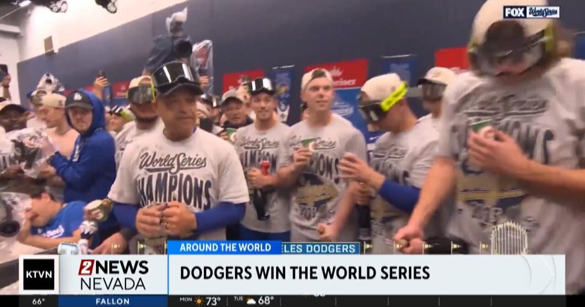 Fans react to the Los Angeles Dodgers winning the World Series | Videos