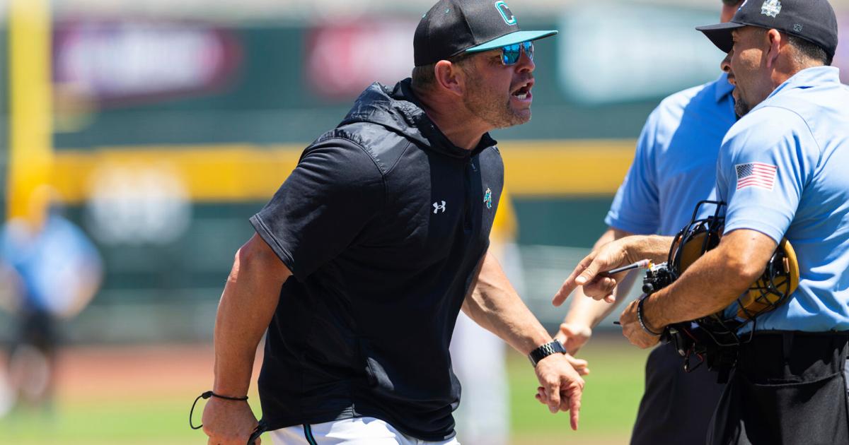 Coastal Carolina AD Chance Miller reprimanded for berating NCAA officials at College World Series | National Sports