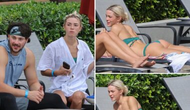 Livvy Dunne Lounges In Bikini During Vacation With Paul Skenes