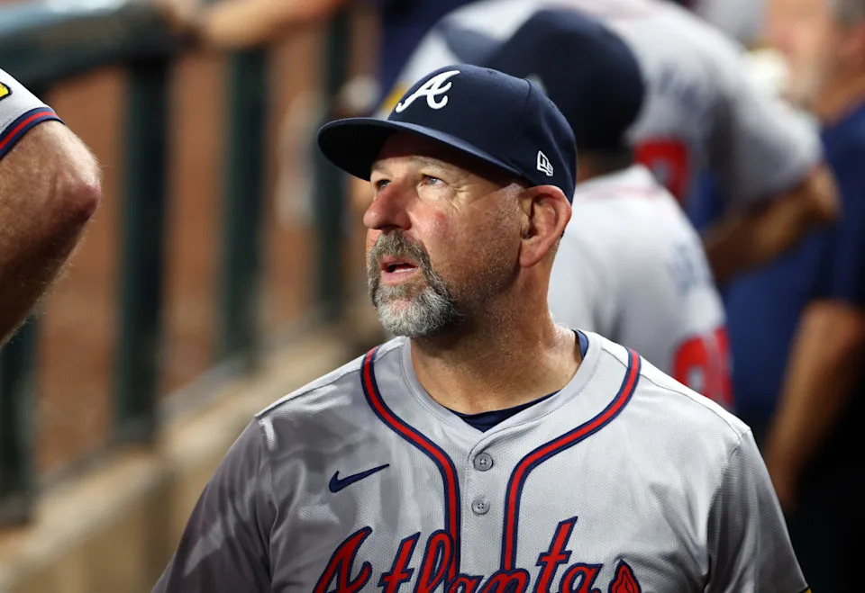 Atlanta Braves manager Walt Weiss © Mark J&period; Rebilas-Imagn Images
