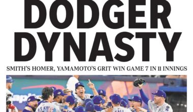 Celebrate Los Angeles Dodgers' title with our commemorative page print